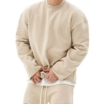 Men's Plush Hem Hoodie